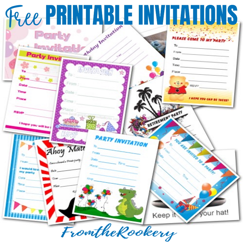 Free Printable Party Invitations Printable Templates Free