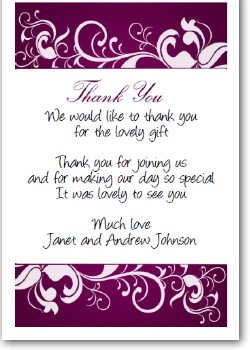 Anniversary Thank You Cards