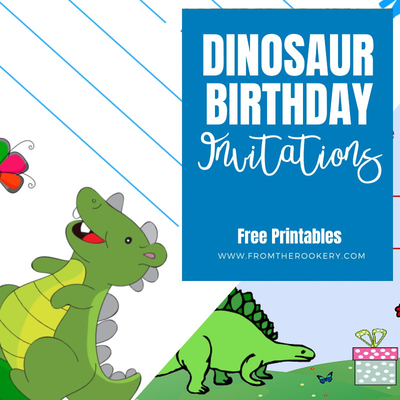 free printable dinosaur birthday invitations dolanpedia free