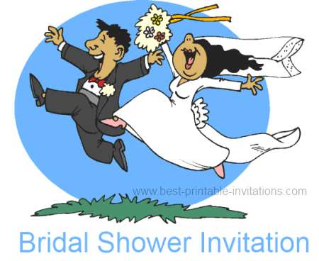 bridal party cartoon
