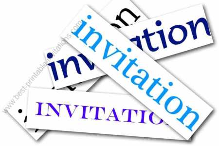 Invitation free printable - free invitation cards