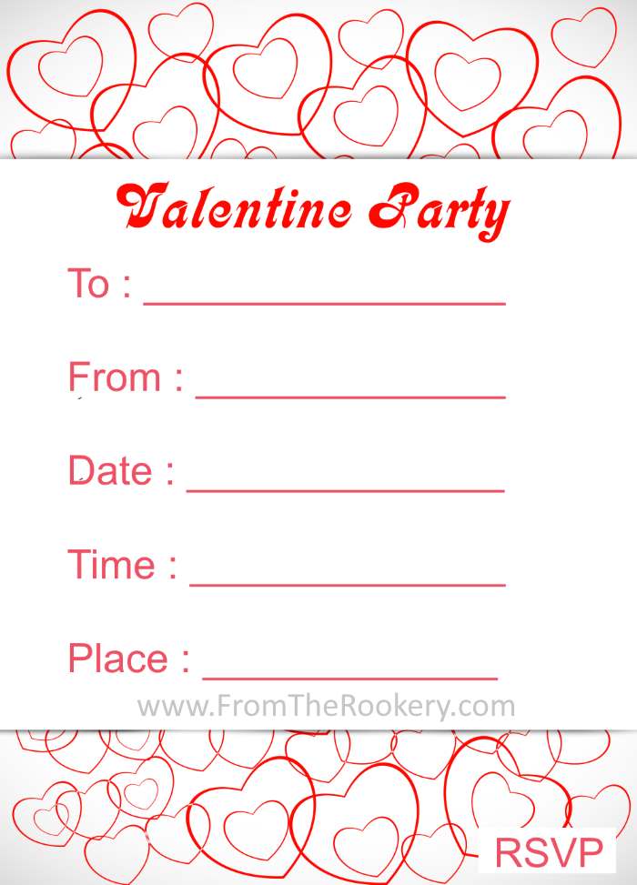 Valentine s Day Invitations