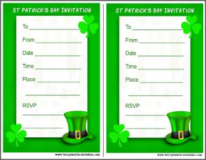 St. Patrick's Day Party Invite